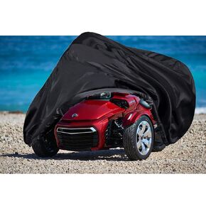 Spyder Full Cover, Heavy Duty Windproof Waterproof Cover for Can Am Spyder F3s F3t Cover,Ryker Sport/Rally All Weather Protection Cover