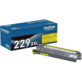 Brother Genuine TN229XXLY Yellow Super High Yield Printer Toner Cartridge - Print up to 4,000 Pages (1), Compatible with HL-L3295CDW, HL-L8245CDW, MFC-L3780CDW, and MFC-L8395CDW Printers