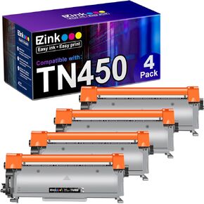 E-Z Ink (TM Compatible Toner Cartridge Replacement for Brother TN450 TN420 TN-450 TN-420 Compatible with HL-2270DW HL-2280DW HL-2230 HL-2240 MFC-7360N MFC-7860DW DCP-7065DN Intellifax 2840(4 Black)
