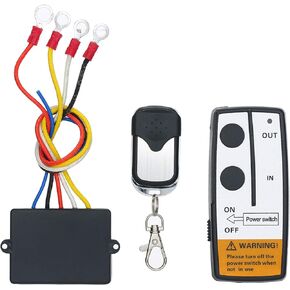 Wireless Winch Remote Control Kit for Car Truck Jeep ATV SUV 12V Switch Handset 50Ft