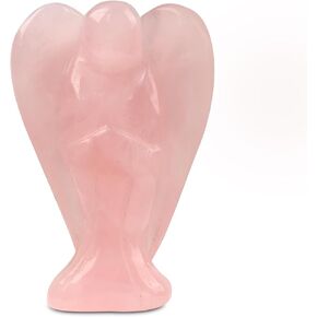 Amethyst Crystal Angel Crystals Healing Stones Spiritual Healing and Protection Guardian Statue Pocket Gemstone Decor Polished Peace Angel Figurine Meditation Love Gift for Women Men in Kuwait