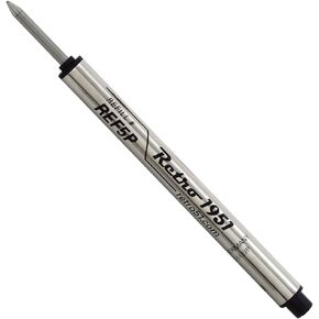 Tornado Rollerball Refill Black 3-Pack - Premium German Ink, Smooth Writing, Compatible with Tornado Pens