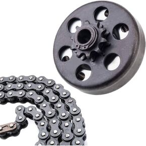 Centrifugal Clutch 5/8" Bore Shaft 10 Tooth With #40/41/420 Chain Sprocket for Go-Karts Mini Bike Lawnmower Engine