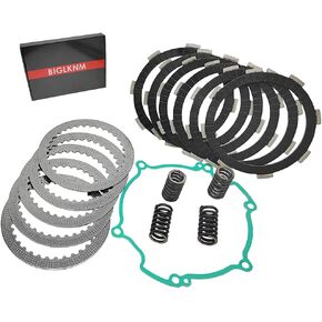 Clutch Kit Friction Plates & Heavy Duty Springs Gasket for Kawasaki KX80 KX 80 1998-2000 KX85 KX 85 2001-2021 KX100 KX 100 1998-2021