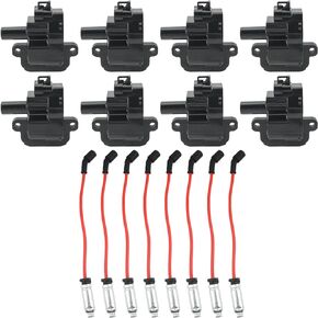 D580 UF192 Ignition Coil Wire Fit for C-hev-role-t Avalanche Silverado Express 2500 3500 Camaro GMC Savana Sierra 3500 Yukon Cadillac CTS Pontiac Firebird 1998-2005,8 pcs in Saudi Arabia