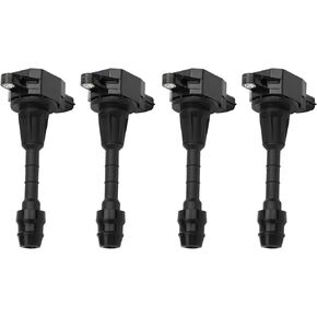 MAYASAF UF702 Ignition Coils [Pack of 4] for Nissan Micra 2006 2007 1.4L L4