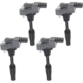 YHTAUTO Set of 4 Ignition Coil Packs Replacement for Buick Envision LaCrosse Regal, Cadillac CTS ATS, Chevrolet Impala Malibu, GMC Terrain Canyon L4 2.0L 2.5L Replace 12652405