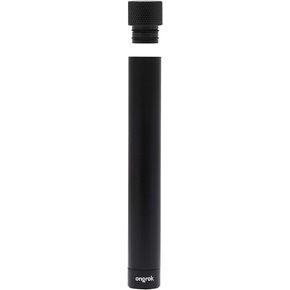 ONGROK Premium Storage Tube | Airtight Aircraft Grade Aluminum Metal, Pocket-Sized Opaque Holder (Black)