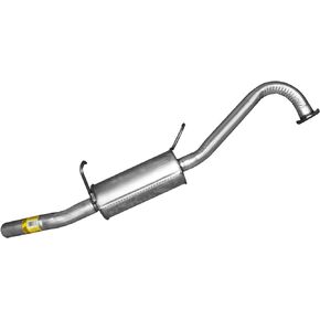 Walker Exhaust Quiet-Flow Stainless Steel 54378 Direct Fit Exhaust Muffler Assembly 2.1" Inlet (Outside) 2.25" Outlet (Outside)