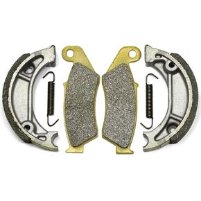 Front Brake Pads Rear Shoes for Honda CRF 125 CRF125F CRF125FB Brakes Drums 2014 2015 2016 2017 2018 2019 2020 2021 2022 2023 CRF 125 F FB 17/14" 19/16" Wheels FA185 H333 MC0266