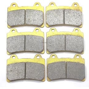 Front Rear Brake Pads Brakes for Yamaha XVZ 1300 Royal Star Tour Deluxe Boulevard Venture 1996-2001- XVZ 13 D 1986-1993 - XVZ13 Royal Star 1996-2001 FA123 MC0323