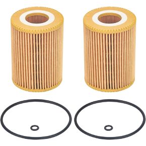 2Pcs Oil Filter Compatible With 2007-2021 Mercedes-Benz E350 GL350 ML350 R320 R350 S350, Sprinter 2500 3500 Sprinter 2500 3500 4500, 07-09 Jp Grand Cherokee, Replace#HU821X 6421800009