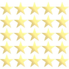 40 Pcs Gold Star Cutouts, 11 Inch Metallic Star Cutouts Double Printed Paper Stars Decoration for Bulletin Board Classroom Wall Party Decoration Supply
