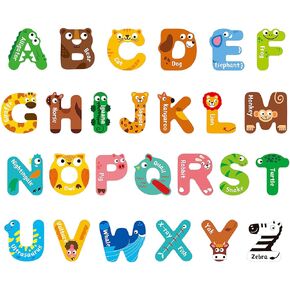 Alphabet Posters, 26 Alphabet Letters Bulletin Board Decor with PET Film Learning Tool Kindergarten Homeschool Supplies for Preschool School & Classroom