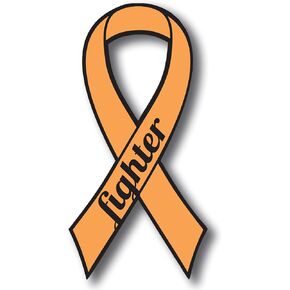 Magnet Me Up Support Leukemia and Kidney Cancer Awareness Orange Ribbon Magnet Decal, 3.5x7 Inches, Automotive Magnet for Car Truck SUV, Any Magnetic Surface, Inspirational Gift, Crafted in USA