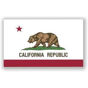 California State Flag Magnet | 5-Inches by 3-Inches | Premium Quality Heavy Duty Magnet | MagnetPD311