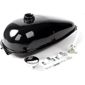 Motorized Bicycle Gas Tank, Petcock Cap For 49cc 60cc 80cc Motorized Bicycle Bike 4L