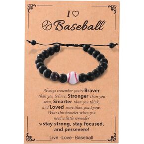 Gifts for Teen Boys, Basketball Soccer Baseball Bracelet Gifts for Boys Players Team Son Grandson Brother Nephew Friend, Graduation Birthday Gifts for Teen Boys