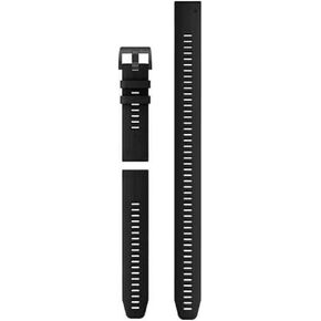 Garmin Replacement Band Size 22mm, 3-pc, Silicone Dive Band, Black