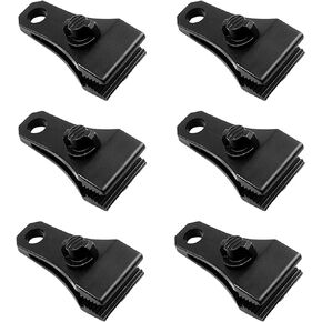 Tarp Clips Heavy Duty Lock Grip Clamps Thumb Screw Tent Clip Secures Tarps Awning Clamp Set for Camping Tarps Awnings Caravan Canopies Car Covers Swimming Pool Covers Boat Cover etc. (12)