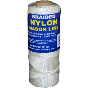 T.W Evans Cordage 12-500 Number-1 Braided Nylon Mason Line, White, 500-Feet