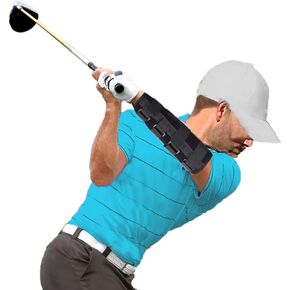 Golf Swing Trainer Elbow Brace, Turn and Straight Arm Golf Swing Trainer, Perfect for Guide Golf Chicken Wing Fix Corrector, Keep Your Leading Arm Straight in The Backswing