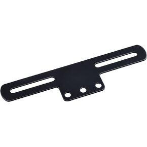 License Plate Holder Bracket, Dannisly Aluminum License Plate Light Bracket, Universal for Trailers Trucks Cars, Black