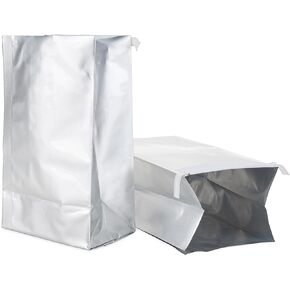 Camco Replacement Grease Storage Bags - Easily Contain and Dispose Used Cooking Grease, Foil Lined Bags Seal in Odor, Prevent Drain Clogs - 5 Pack (42285) , White