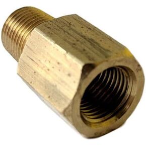 Metric 10x1 (f) to 1/8" NPT (m) adapter