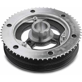 A-Premium Engine Harmonic Balancer Crankshaft Pulley Compatible with Ford Escape 2013-2018, Fusion 2013-2020, Transit Connect 2014-2020, DOHC 4Cyl 2.5L, Replace# CV6Z6312C