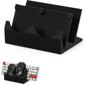 BRAINWAVZ Desktop Keyboard & Dual PC Mouse Stand Holder, Suitable for Small Or Large Keyboards, Gaming & Office Mice - Organize Your Work Or Game Space and Keep it Clutter-Free (DK03) in Kuwait