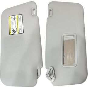 Driver Left Side Sun Visor Compatible with Forester 2009 2010 2011 2012 2013 Replaces# 92011SC033LO Grey