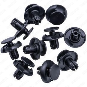 Rexka 40pcs 8mm Hole Bumper Cover Fender Grille Splash Shield Retainer Clip Fastener 91501-S04-003 Compatible with Honda Acura MDX RDX TSX Accord Civic del Sol CR-V CR-Z Odyssey Passport Pilot & More