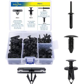 OAUTOO 80pcs Fender Flare Clips Hardware Kit for Jeep Wrangler 2007-2018