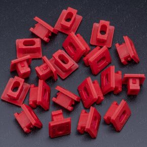 Rexka 20pcs Interior Dash Trim Clips Grommets for BMW 51-45-8-266-814 51458266814 E46 E65 E66 E83N