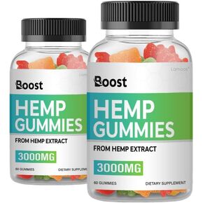 Boost Gummies - Boost Hemp Gummies (2 Pack, 120 Gummies)