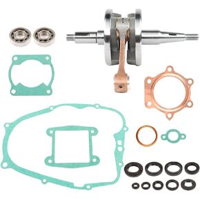 Bottom End Gaskets Kit Bearing Piston Replacement for Yamaha Blaster 200 1988-2006 37F-11400-00-00
