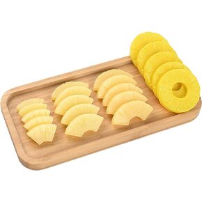 Artificial Pineapple Slices, 20Pcs 4 Sizes Realistic Pineapple Slices Fake Fruit Slices for Model Display Home Kitchen Party Photography Props