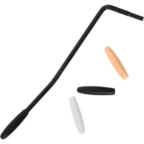 5mm Thread Guitar Strat Tremolo Arm Trem Bar Whammy Bar for Fender American Standard Stratocaster with Tip Cap (Black)