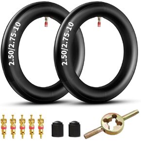 FVRITO 2.50-10 2.75-10 2.50 x 10 Dirt Bike Tire Inner Tube Heavy Duty Replacement for Honda CRF50 XR50 Razor MX650 MX500 Suzuki DRZ70 JR50 TTR50 PW50 Motovox MVX70 Mini Pit Bike Motocycle Parts