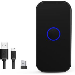 Bluetooth 2D Wireless Barcode Scanner,Symcode 3-in-1 USB Wired & 2.4G Wireless & Bluetooth 4.1 1D QR Image Bar Code Reader Scanner