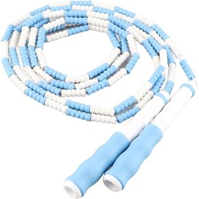 Segmented Jump Rope,Classic Beaded Jump Ropes Soft Beaded Skipping Rope for Children and Students