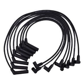 7MM HEI Spiral Core Spark Plug Wires 396-427-454 Compatible with Chevrolet GMC 366 396 427 454 502 Engine Distributor