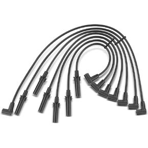 A-Premium Ignition Spark Plug Wires Set of 7 Compatible with Dodge Durango Dakota Ram 1500 2500 Van B150 B250 B1500 B2500 D150 D250 W150 V6 3.9L