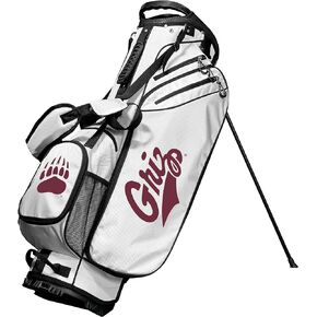 Team Golf NCAA Montana Birdie Stand Golf Bag, Lightweight, 14-Way Club Divider, Spring Action Stand, Insulated Cooler Pocket, Velcro Glove and Umbrella Holder & Padded Handles