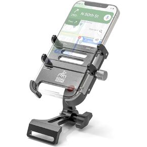 Bike Phone Holder- Bicycle Handlebar Cell Phone Mount - 360°Rotation Phone Holder Compatible with iPhone 15 14 13 12 11 Pro Max, Samsung, Huawei, 4-7 Inch Smartphones (clamp handlebar style)