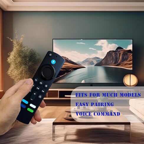 L5B83G Replacement Voice Remote Control (2nd Gen) with Volume Power Compatible with Fire AMZ Amazon Smart TV Stick 4K 4K Max Lite 2nd/3rd Gen Smart TVs Stick1st/2nd Gen TVs Cube with 4 Shortcut Keys in Saudi Arabia