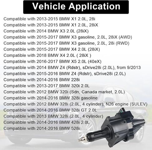 مشغل بوابة النفايات للشاحن التوربيني متوافق مع 2012-2018 BMW X1 X3 X4 X5 Z4 328i 320i 228i 428i 528i 2.0L لاستبدال 11657642469 11657638783 مشغل بوابة النفايات لشاحن توربو in Saudi Arabia
