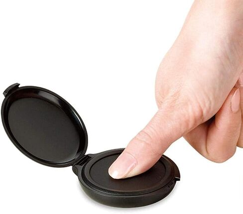 Fingerprint Ink Pad,Thumbprint Ink Pad Blue Ink Pad Black Ink pad Stamp pad Security ID Fingerprint Cards Law Enforcement Fingerprint Kit Stamp Pad for Notary Supplies Identification Security in Kuwait