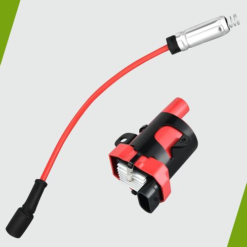 AUTOSAVER88 Ignition Coil Pack + Spark Plug Wires Compatible with Silverado 1500 2500 3500 Avalanche Express 1500 Tahoe Trailblazer GMC Savana Sierra Yukon XL Escalade Ascender in Saudi Arabia